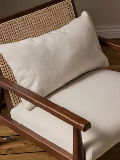 Clearance Sillón de madera de caucho Manuell Sillones Pequeños|Sillones