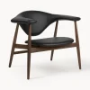 Sillones Pequeños|Sillones>GUBI Sillón de madera de nogal Masculo