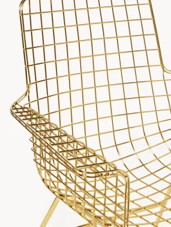 Clearance Sillón de metal Wire Sillas Con Reposabrazos|Sillas