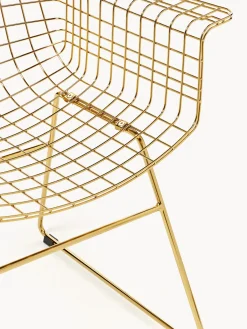 Clearance Sillón de metal Wire Sillas Con Reposabrazos|Sillas