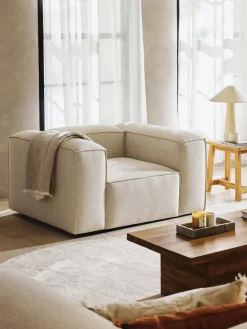 Butacas|Sillones>Westwing Collection Sillón de mezcla de lino Lennon Mezcla de lino beige