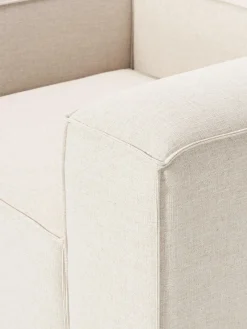 Butacas|Sillones></noscript>Westwing Collection Sillón de mezcla de lino Lennon Mezcla de lino beige