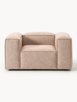 Butacas|Sillones></noscript>Westwing Collection Sillón de mezcla de lino Lennon Mezcla de lino rojo óxido