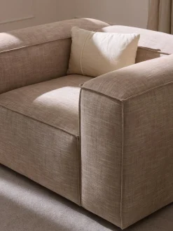 Butacas|Sillones></noscript>Westwing Collection Sillón de mezcla de lino Lennon Mezcla de lino rojo óxido