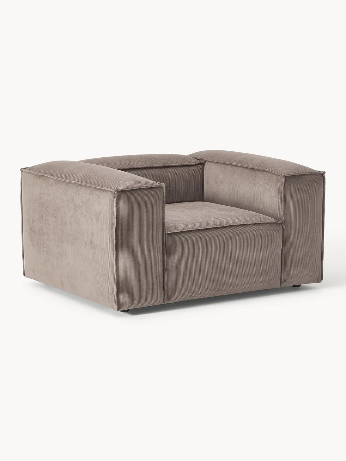 Butacas|Sillones>Westwing Collection Sillón de pana Lennon Pana taupe