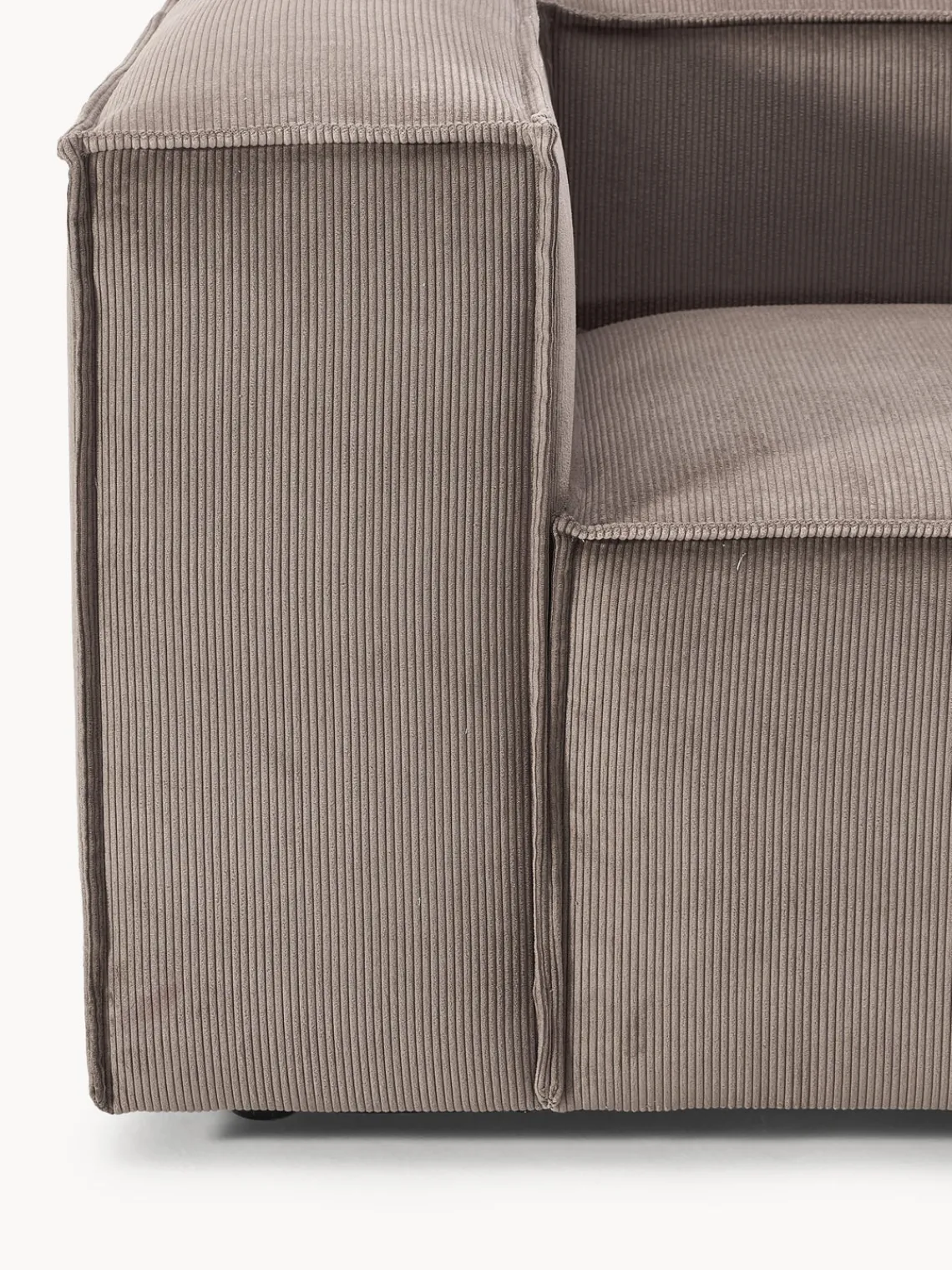 Butacas|Sillones>Westwing Collection Sillón de pana Lennon Pana taupe