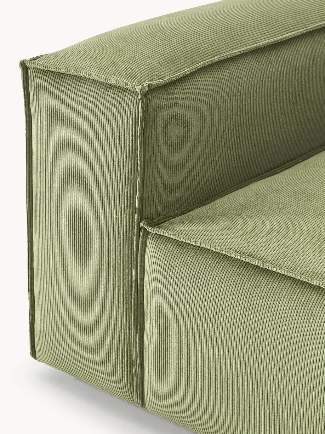 Butacas|Sillones>Westwing Collection Sillón de pana Lennon Pana verde oliva