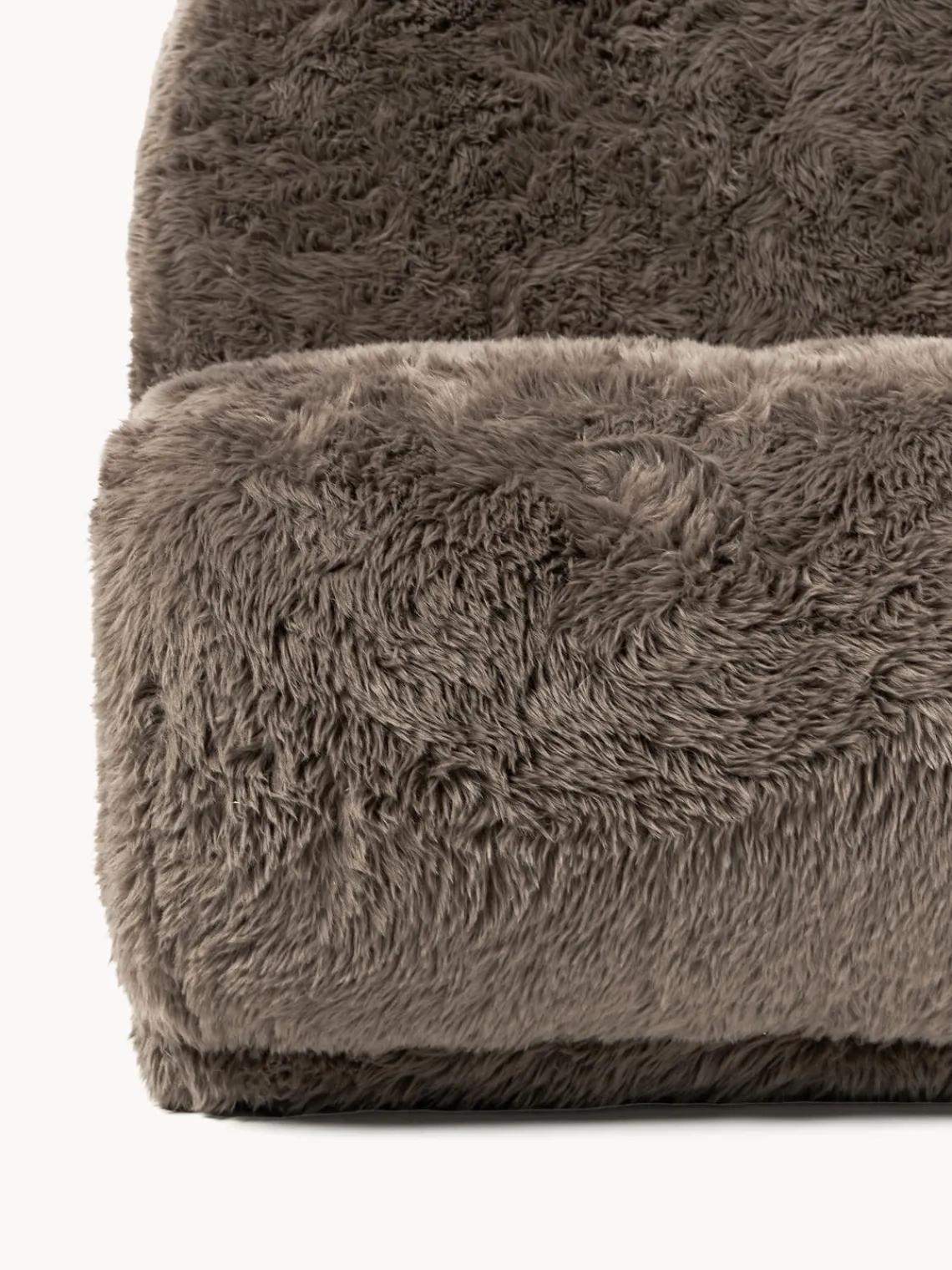 Sillones Pequeños|Sillones>Westwing Collection Sillón de piel sintética Emie Piel sintética marrón oscuro