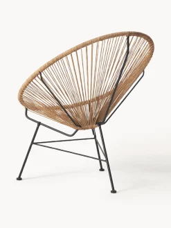 Sillones De Jardín|Sillones Pequeños></noscript>Westwing Collection Sillón de plástico Bahia Marrón claro