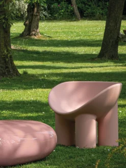 Sillones Pequeños|Sillones>Driade Sillón de plástico Roly Poly Rosa palo