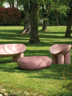 Sillones Pequeños|Sillones></noscript>Driade Sillón de plástico Roly Poly Rosa palo
