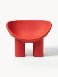 Sillones Pequeños|Sillones>Driade Sillón de plástico Roly Poly Rojo coral