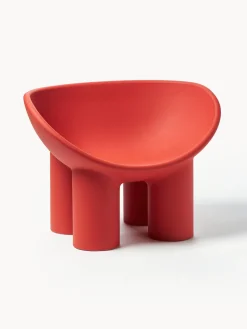 Sillones Pequeños|Sillones>Driade Sillón de plástico Roly Poly Rojo coral