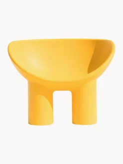 Sillones Pequeños|Sillones>Driade Sillón de plástico Roly Poly Amarillo sol