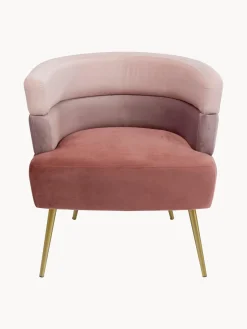 Hot Sillón de terciopelo diseño retro Sandwich Sillones Pequeños|Sillones