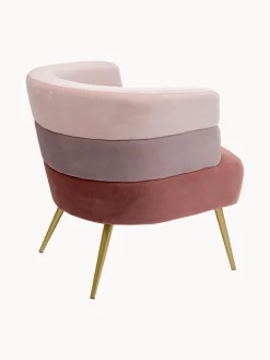 Hot Sillón de terciopelo diseño retro Sandwich Sillones Pequeños|Sillones