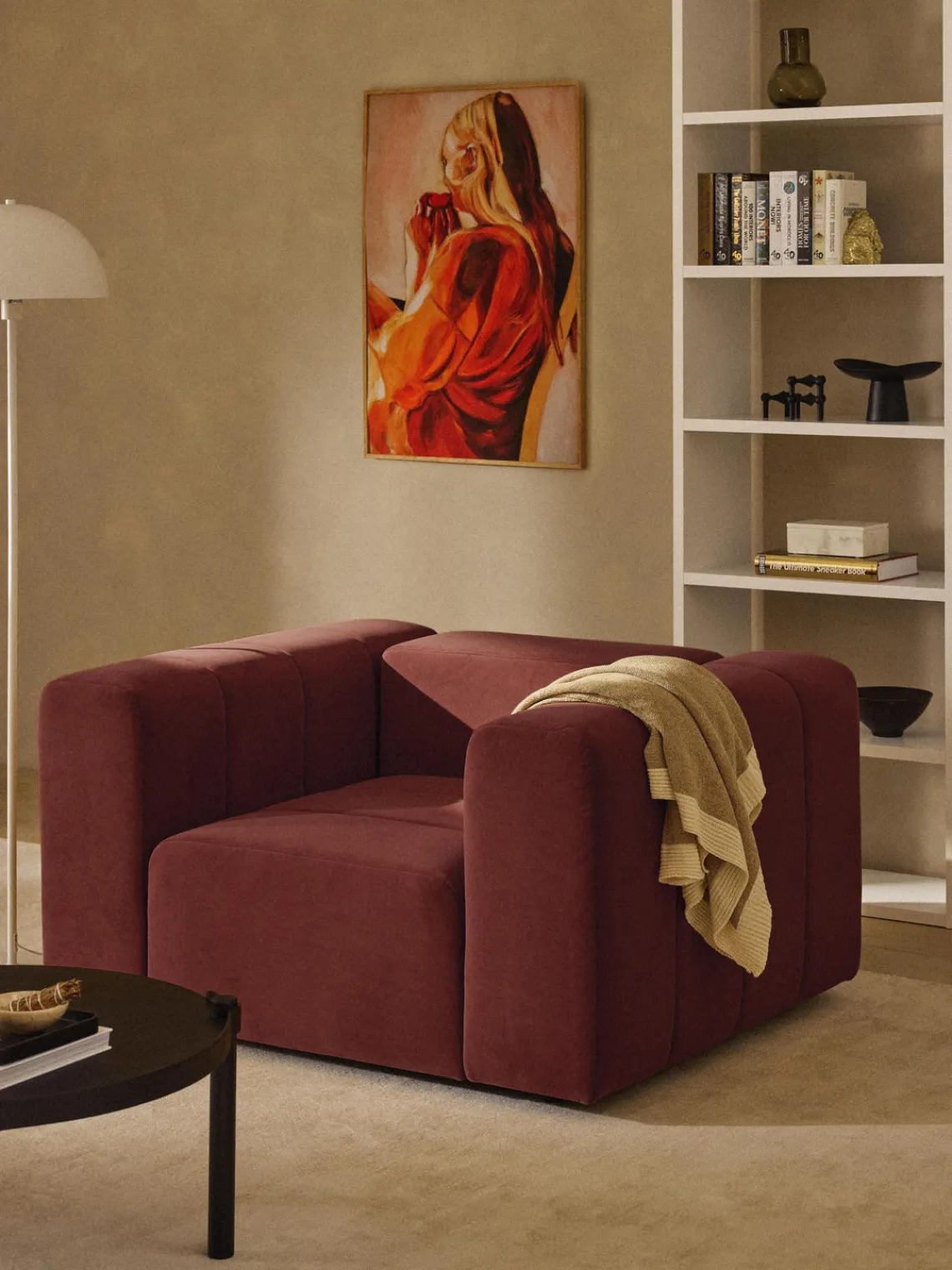 Sale Sillón de terciopelo Lena Butacas|Sillones