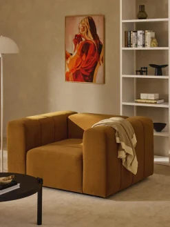 Outlet Sillón de terciopelo Lena Butacas|Sillones