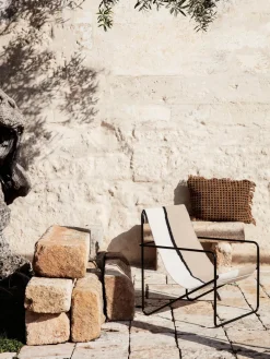 Sillones De Jardín|Sillones De Jardí­N>Ferm Living Sillón Desert Tejido blanco Off White, beige, negro