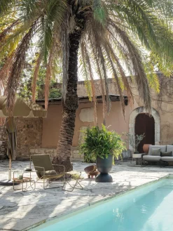 Sillones De Jardín|Sillones De Jardí­N>Ferm Living Sillón Desert Tejido verde oliva