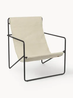 Sillones De Jardín|Sillones De Jardí­N>Ferm Living Sillón Desert Tejido beige claro, negro