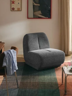 Sillones Pequeños|Sillones>Westwing Collection Sillón Emie Tejido gris