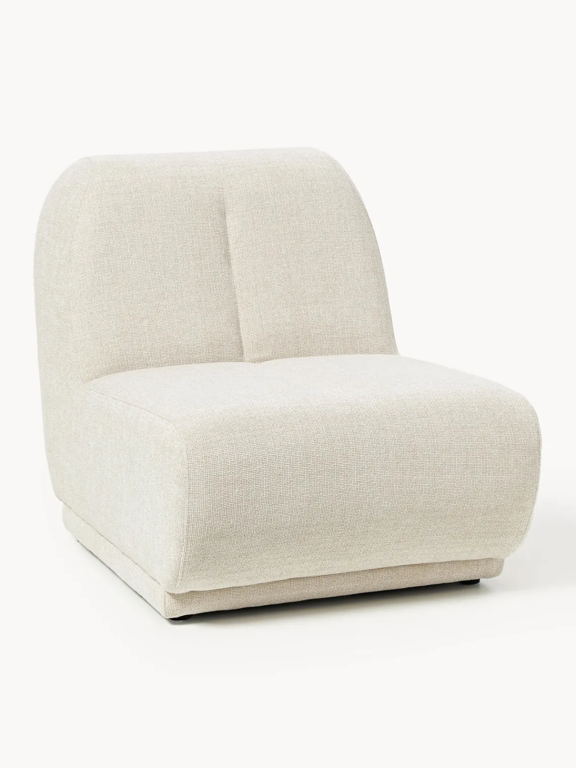 Sillones Pequeños|Sillones>Westwing Collection Sillón Emie Tejido blanco Off White