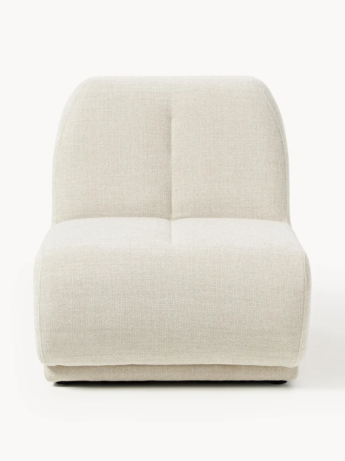 Sillones Pequeños|Sillones>Westwing Collection Sillón Emie Tejido blanco Off White