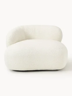 Butacas|Sillones>Westwing Collection Sillón en tejido bouclé Alba Bouclé blanco Off White