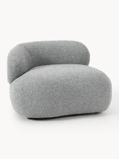 Butacas|Sillones>Westwing Collection Sillón en tejido bouclé Alba Bouclé gris