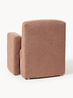 New Sillón en tejido bouclé Aven Sillones Pequeños|Sillones