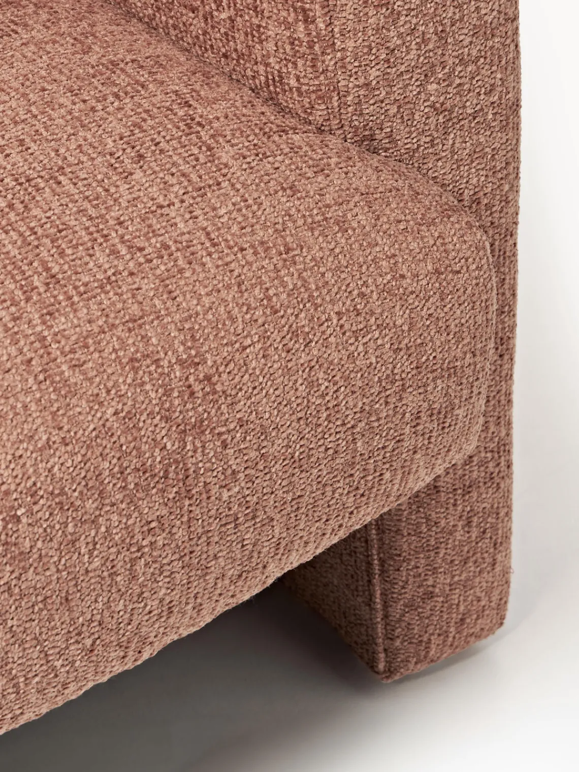 New Sillón en tejido bouclé Aven Sillones Pequeños|Sillones