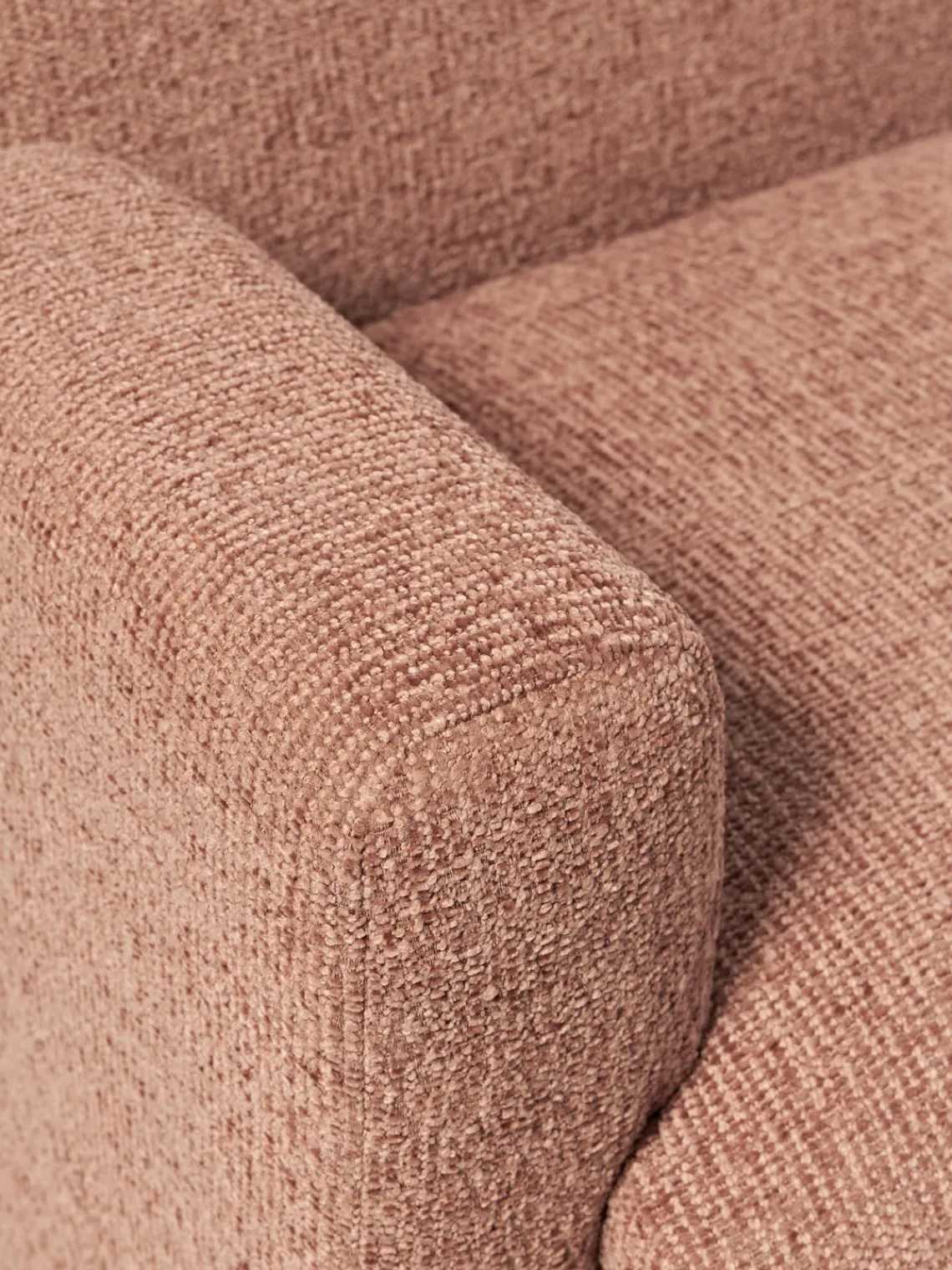 New Sillón en tejido bouclé Aven Sillones Pequeños|Sillones