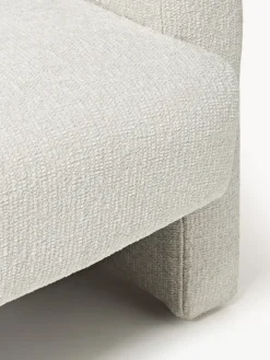 Clearance Sillón en tejido bouclé Aven Sillones Pequeños|Sillones