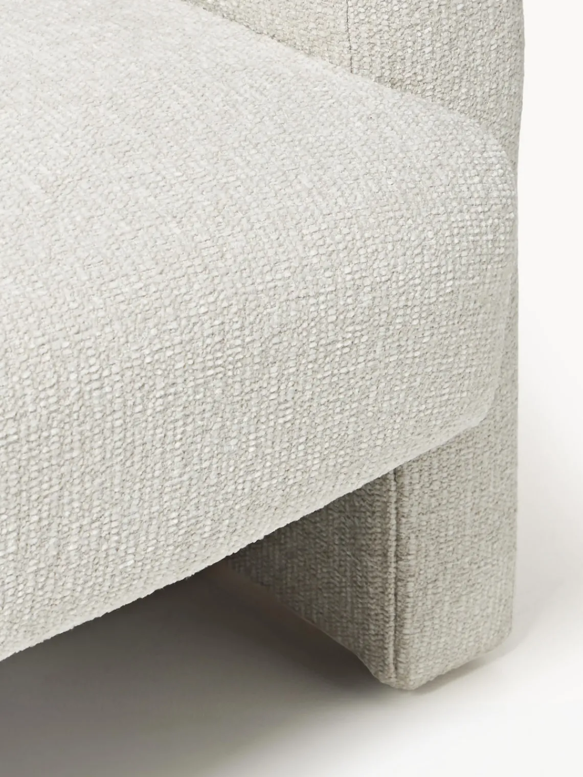 Clearance Sillón en tejido bouclé Aven Sillones Pequeños|Sillones
