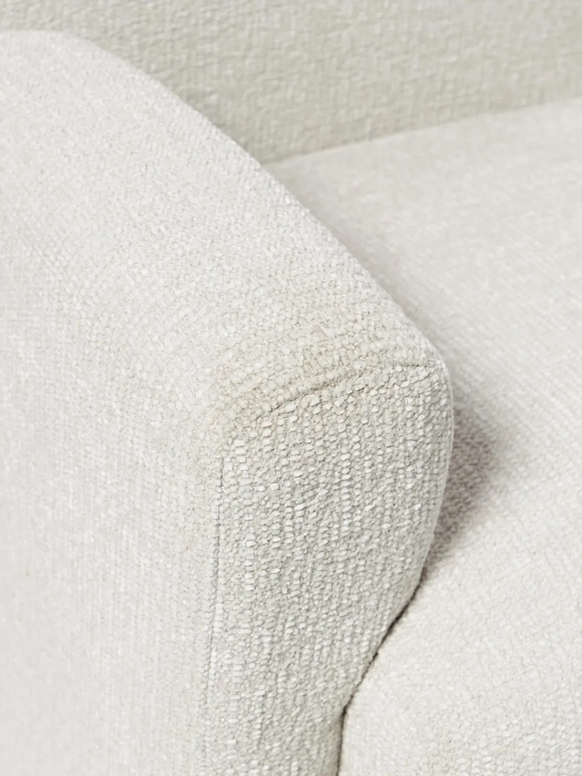 Clearance Sillón en tejido bouclé Aven Sillones Pequeños|Sillones