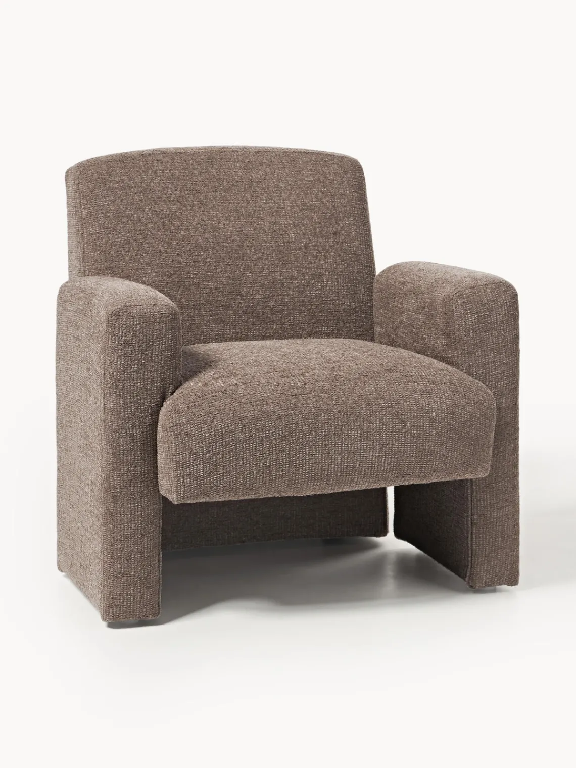 Outlet Sillón en tejido bouclé Aven Sillones Pequeños|Sillones