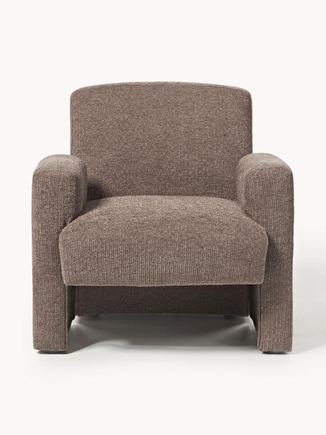 Outlet Sillón en tejido bouclé Aven Sillones Pequeños|Sillones