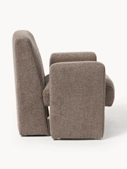 Outlet Sillón en tejido bouclé Aven Sillones Pequeños|Sillones