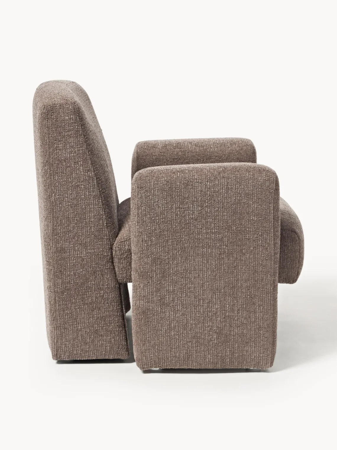 Outlet Sillón en tejido bouclé Aven Sillones Pequeños|Sillones