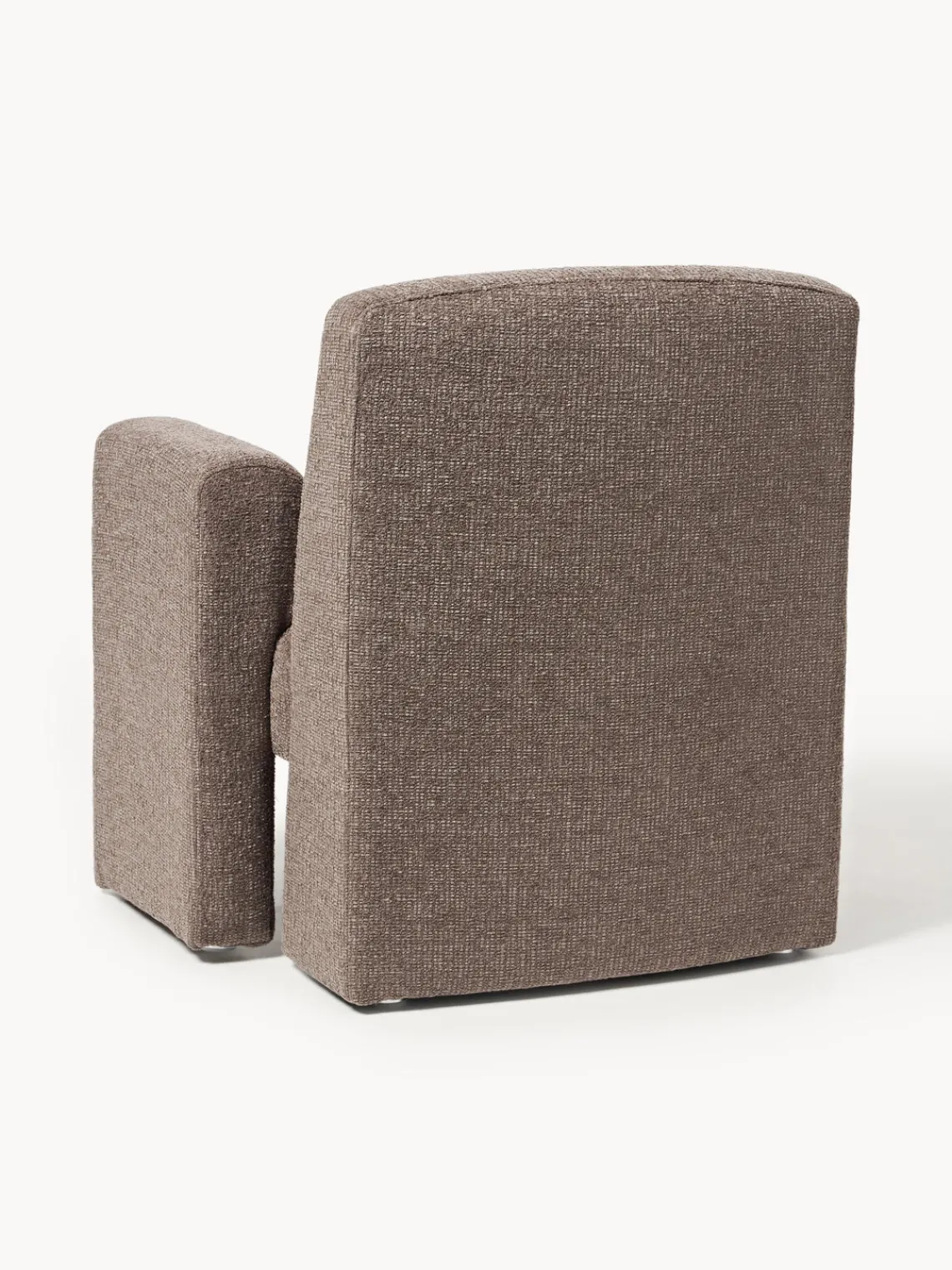 Outlet Sillón en tejido bouclé Aven Sillones Pequeños|Sillones
