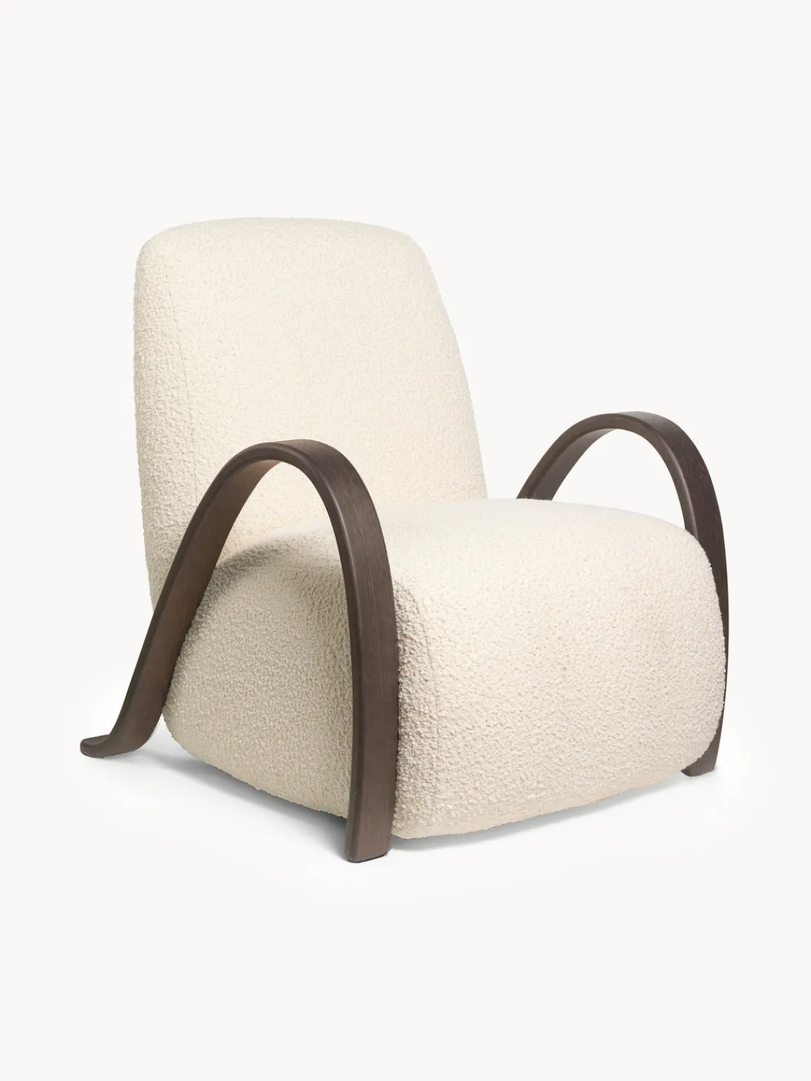 Best Sillón en tejido bouclé Buur Sillones Pequeños|Sillones