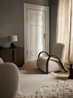 Best Sillón en tejido bouclé Buur Sillones Pequeños|Sillones