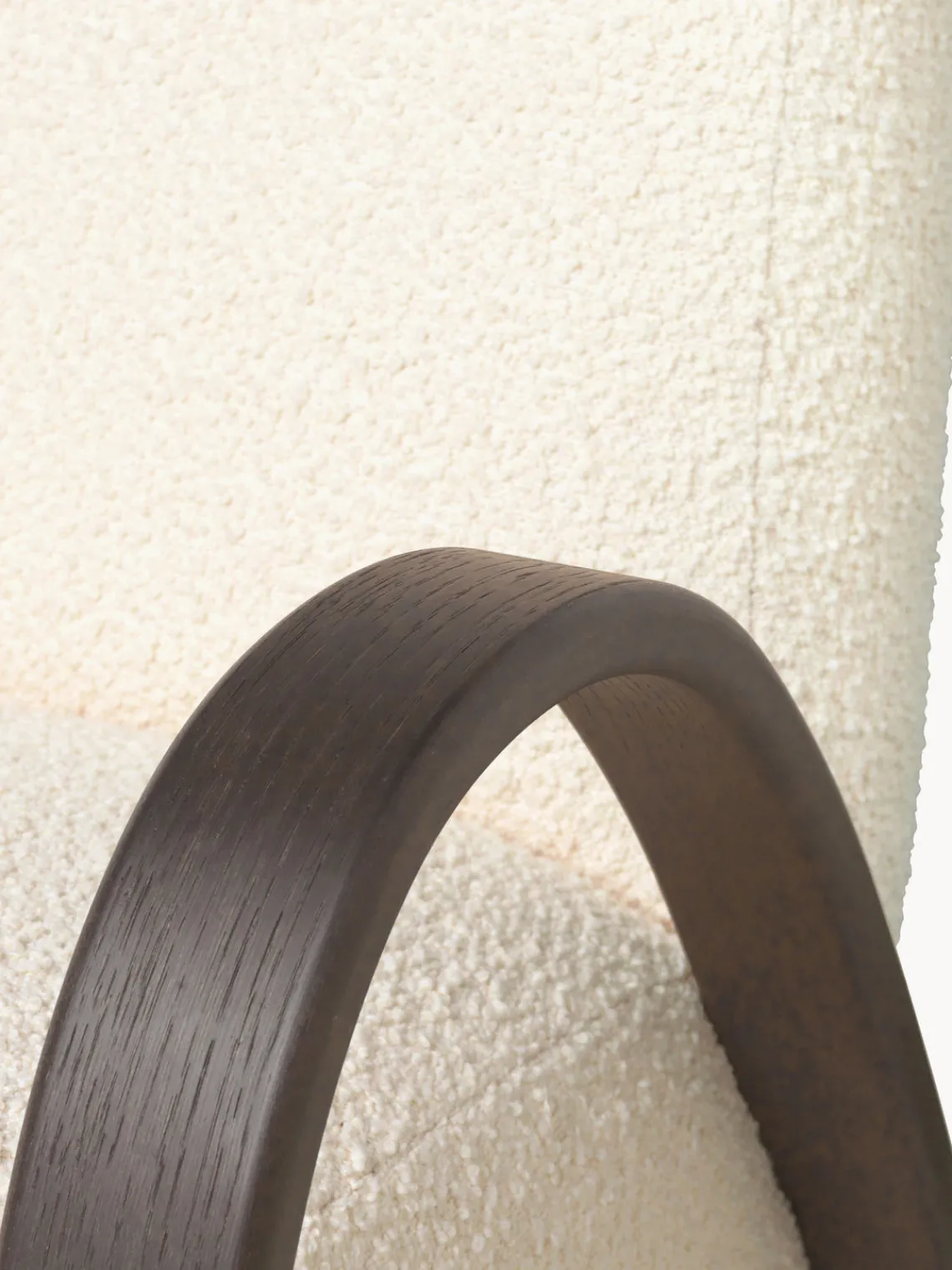 Best Sillón en tejido bouclé Buur Sillones Pequeños|Sillones