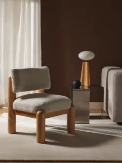 Sillones Pequeños|Sillones>Westwing Collection Sillón en tejido bouclé Dalma