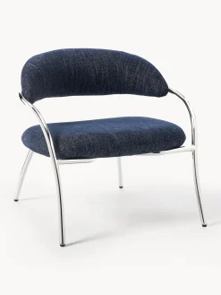 Clearance Sillón en tejido bouclé Dodo Sillones Pequeños|Sillones