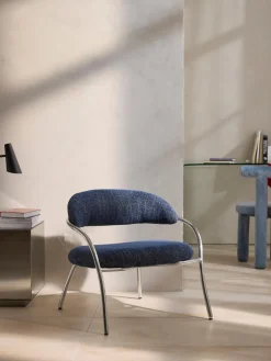 Clearance Sillón en tejido bouclé Dodo Sillones Pequeños|Sillones