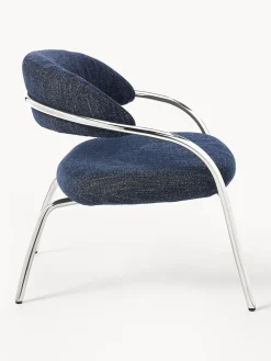 Clearance Sillón en tejido bouclé Dodo Sillones Pequeños|Sillones