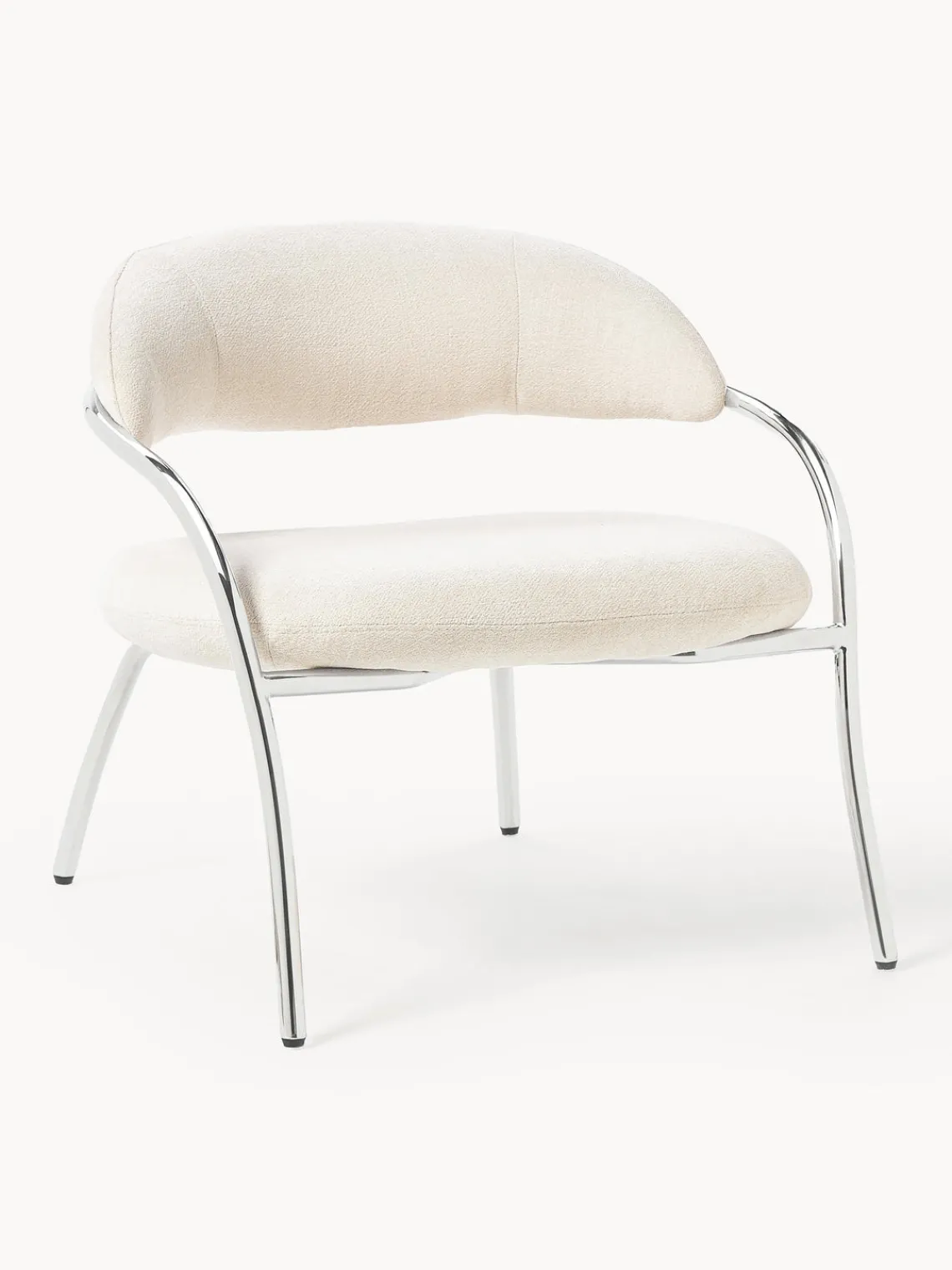 New Sillón en tejido bouclé Dodo Sillones Pequeños|Sillones