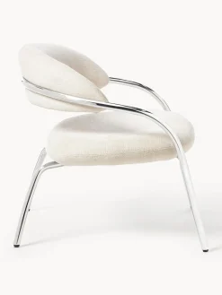 New Sillón en tejido bouclé Dodo Sillones Pequeños|Sillones